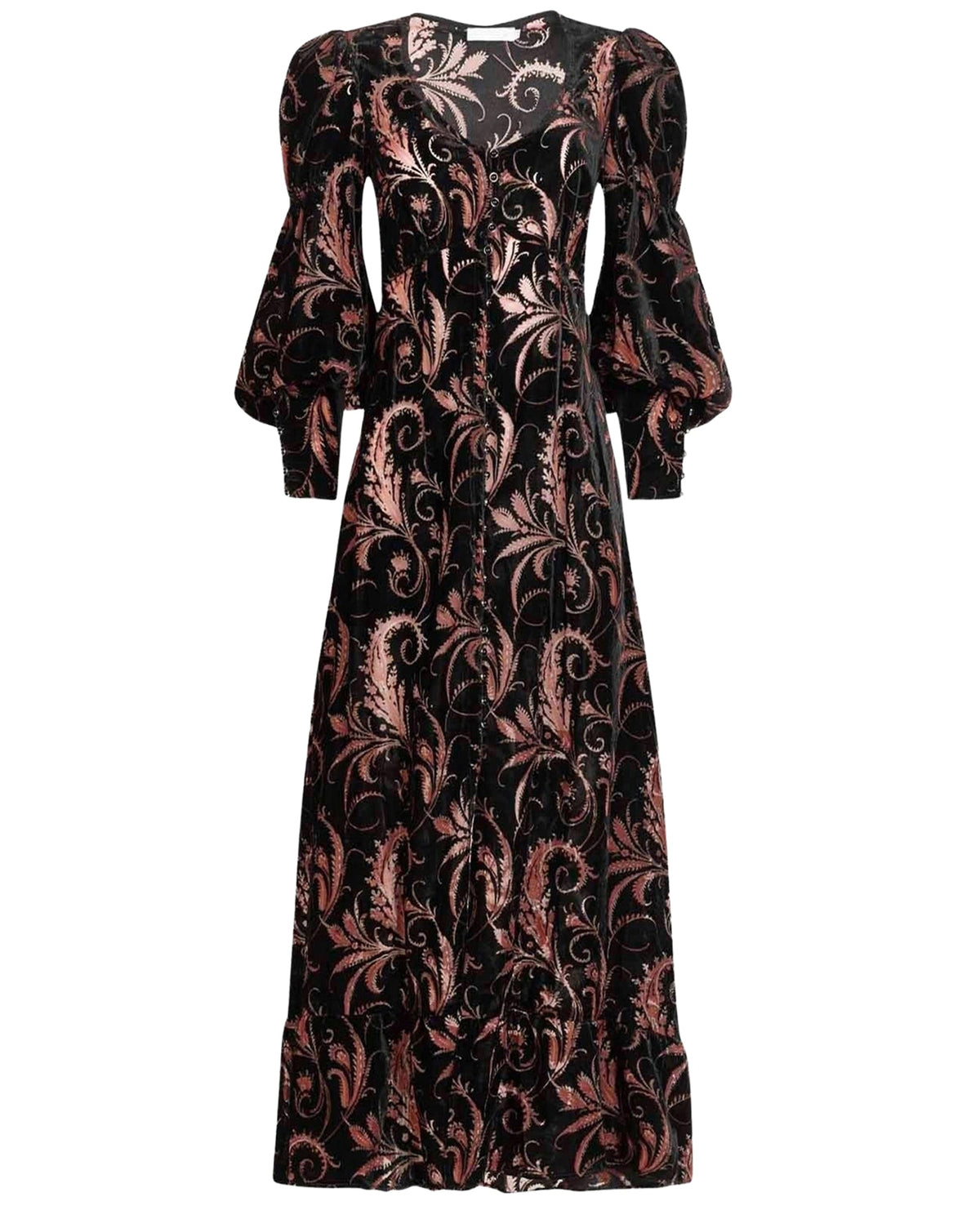 Robe Albine en velours - Black