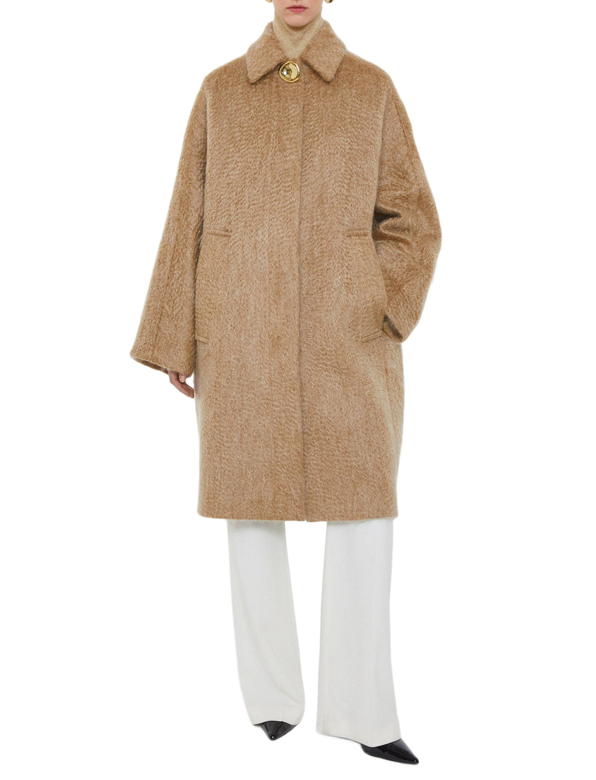 Alger wool coat - Powder