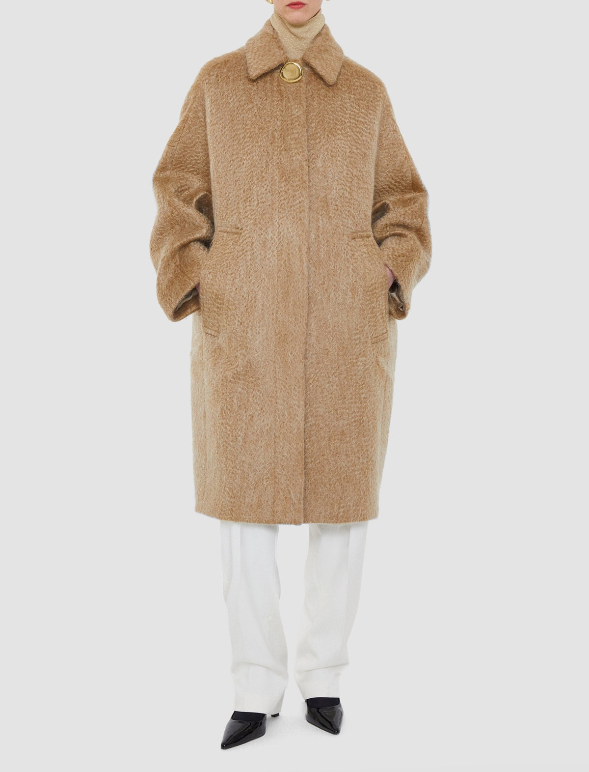 Alger wool coat - Powder