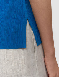 Siam Blue Top Maille - Siam Blue