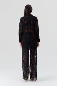 Pantalon Zahra à poches - Black