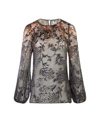 Blouse Allegory en soie - Black