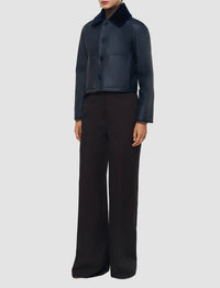 Alloway sheepskin jacket - Indigo