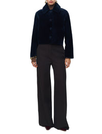 Alloway sheepskin jacket - Indigo