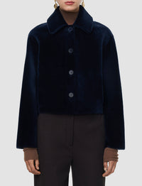 Alloway sheepskin jacket - Indigo