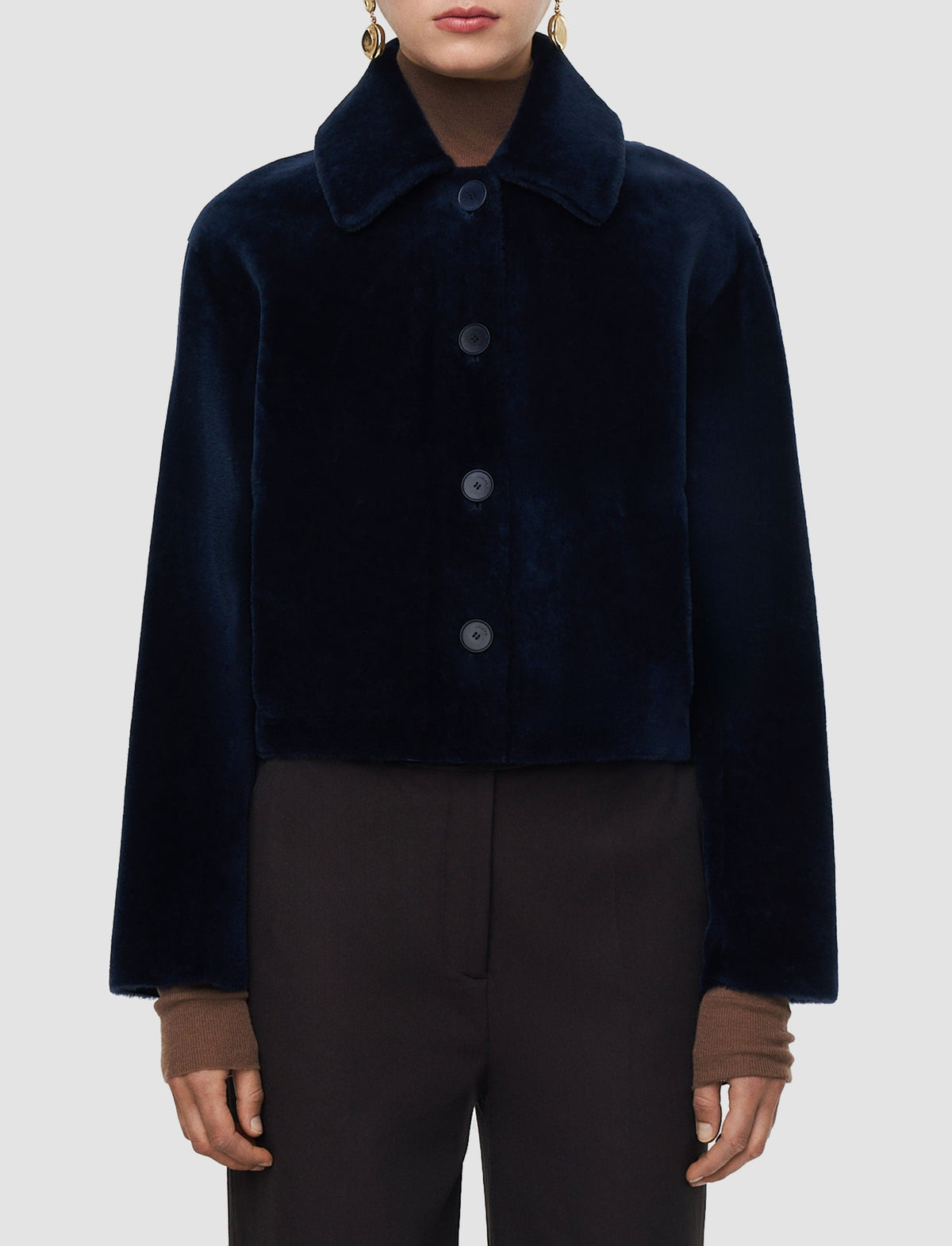 Alloway sheepskin jacket - Indigo
