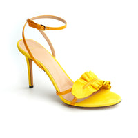 5qty DÉJÀ VU 250€ / Sandales Almudena 90 en cuir suédé - Yellow