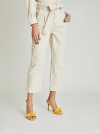 5qty DÉJÀ VU 250€ / Sandales Almudena 90 en cuir suédé - Yellow