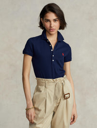 Polo Julie en coton stretch - Newport Navy