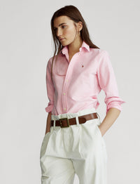 Chemise Slim Fit coton oxford - New Rose