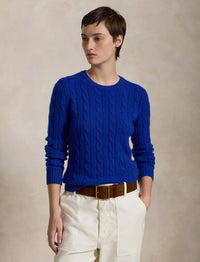 Pull Julianna en cachemire torsadé - Sapphire Star