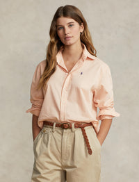 Chemise ample en sergé de coton - Rust