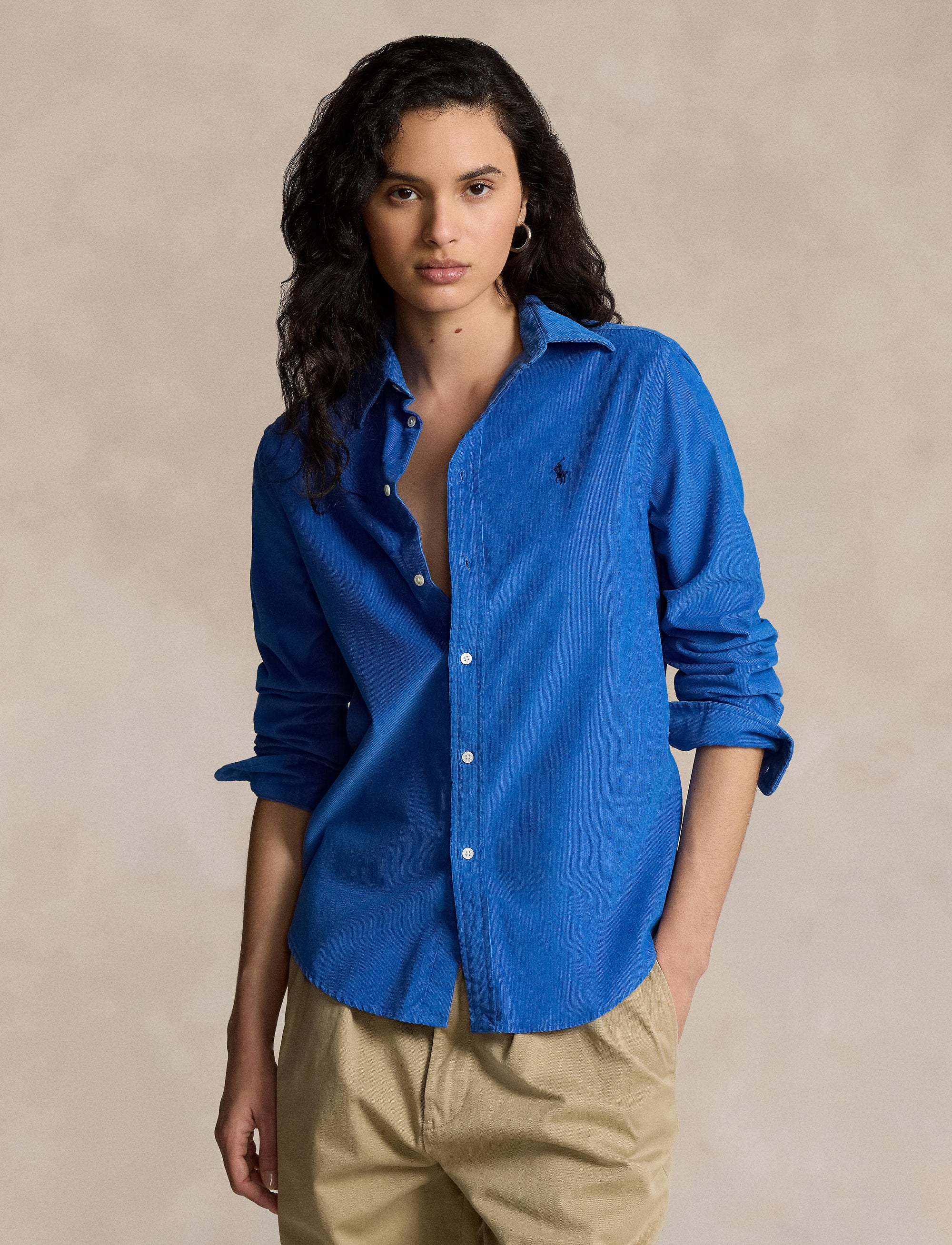 Classic corduroy shirt - Dakota Blue