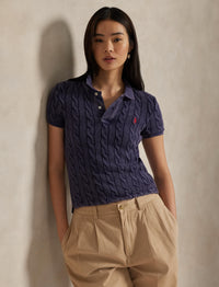 Twisted polo shirt - Newport Navy