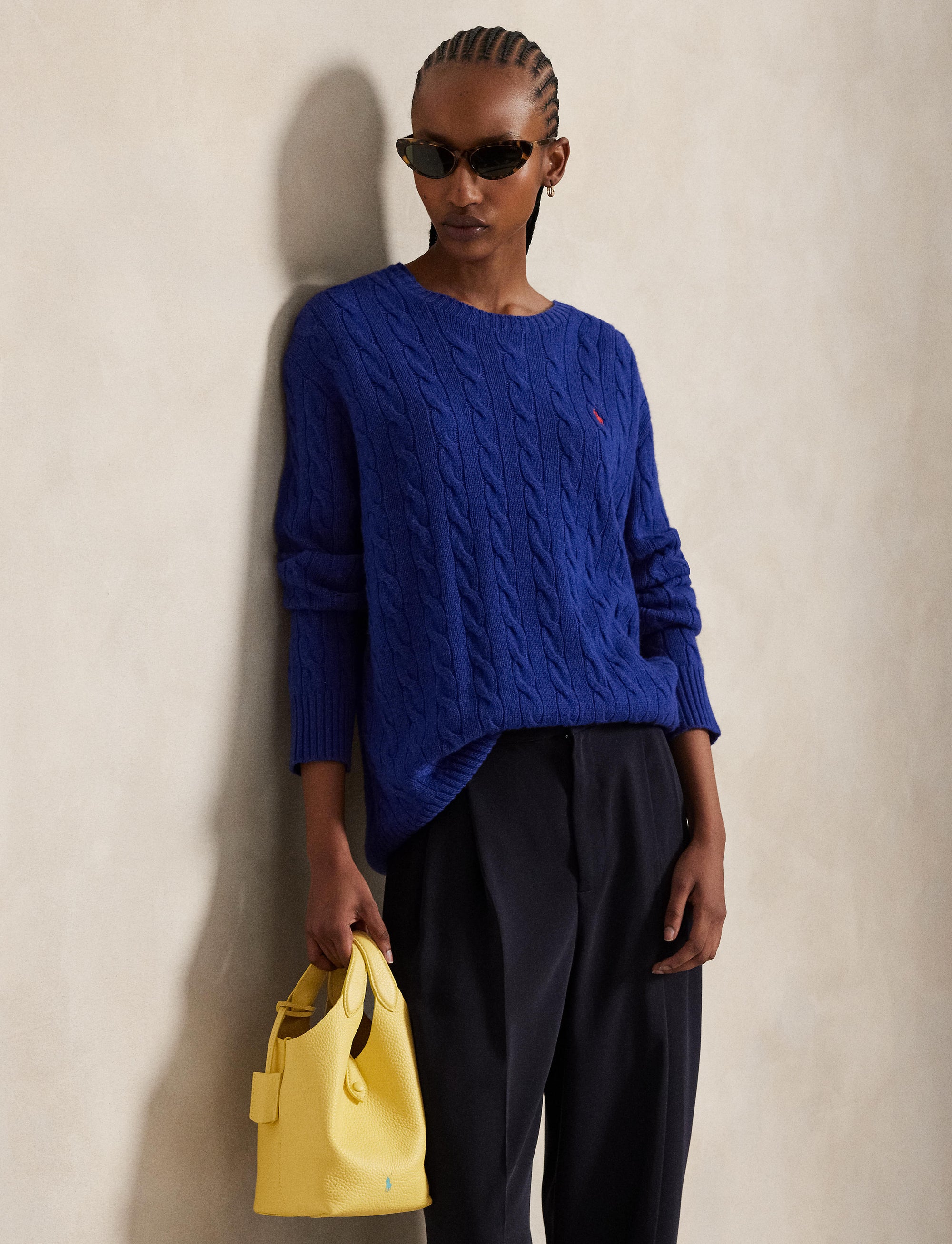 Pull ultra-léger en laine et cachemire mélangé - Midnight Cobalt
