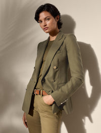Veste Camden en cachemire - Icon Olive