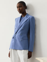 Veste Camden en cachemire - Cornflower