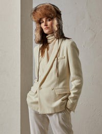 Veste Novina en laine - Cream