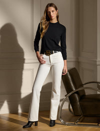Jean bootcut - Blanc nacré