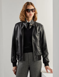 Veste Torrence réversible en agneau - Noir