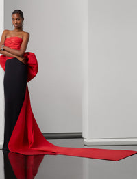 Jupe Shaniya en crêpe satin - Black