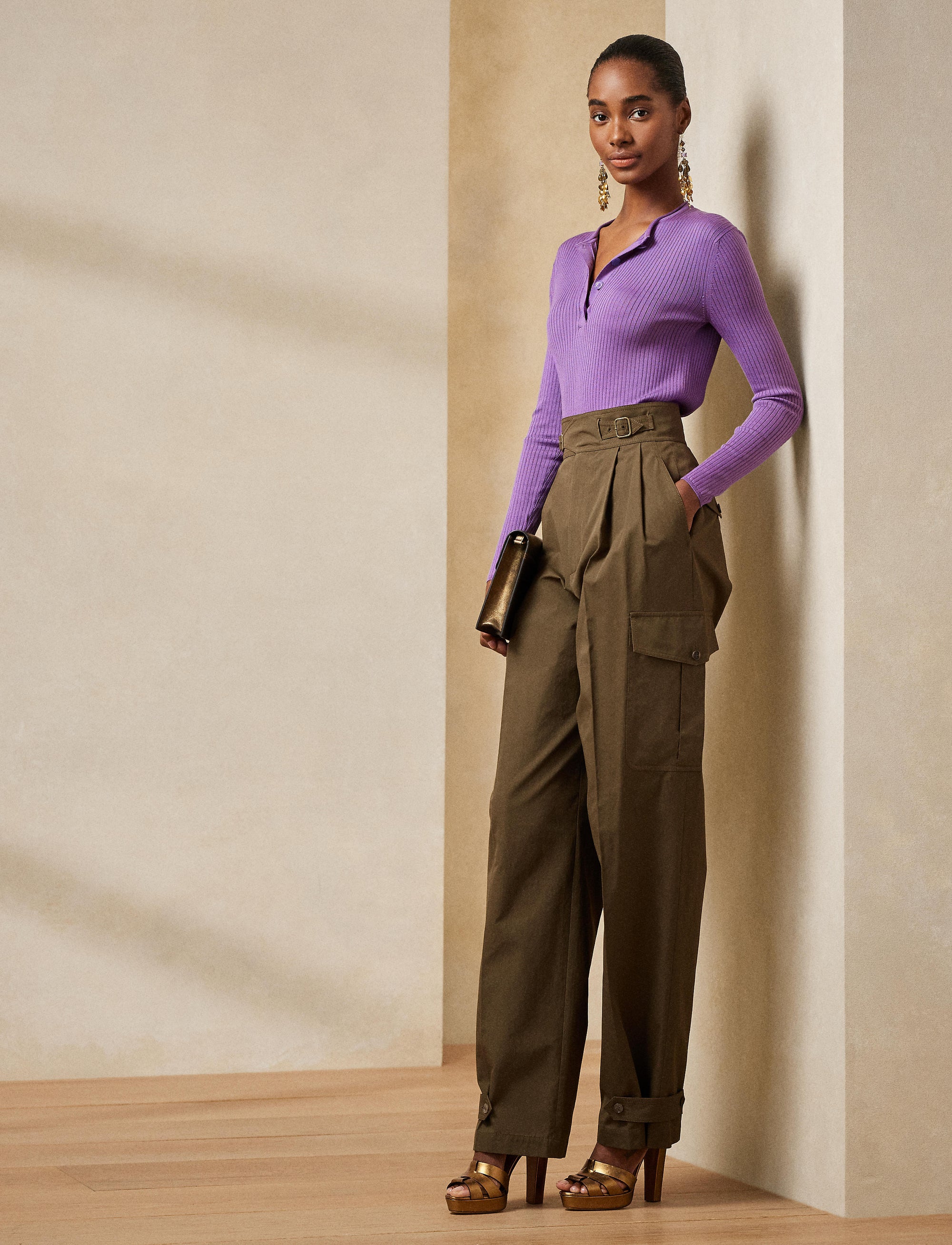 Anniston cargo trousers - Olive