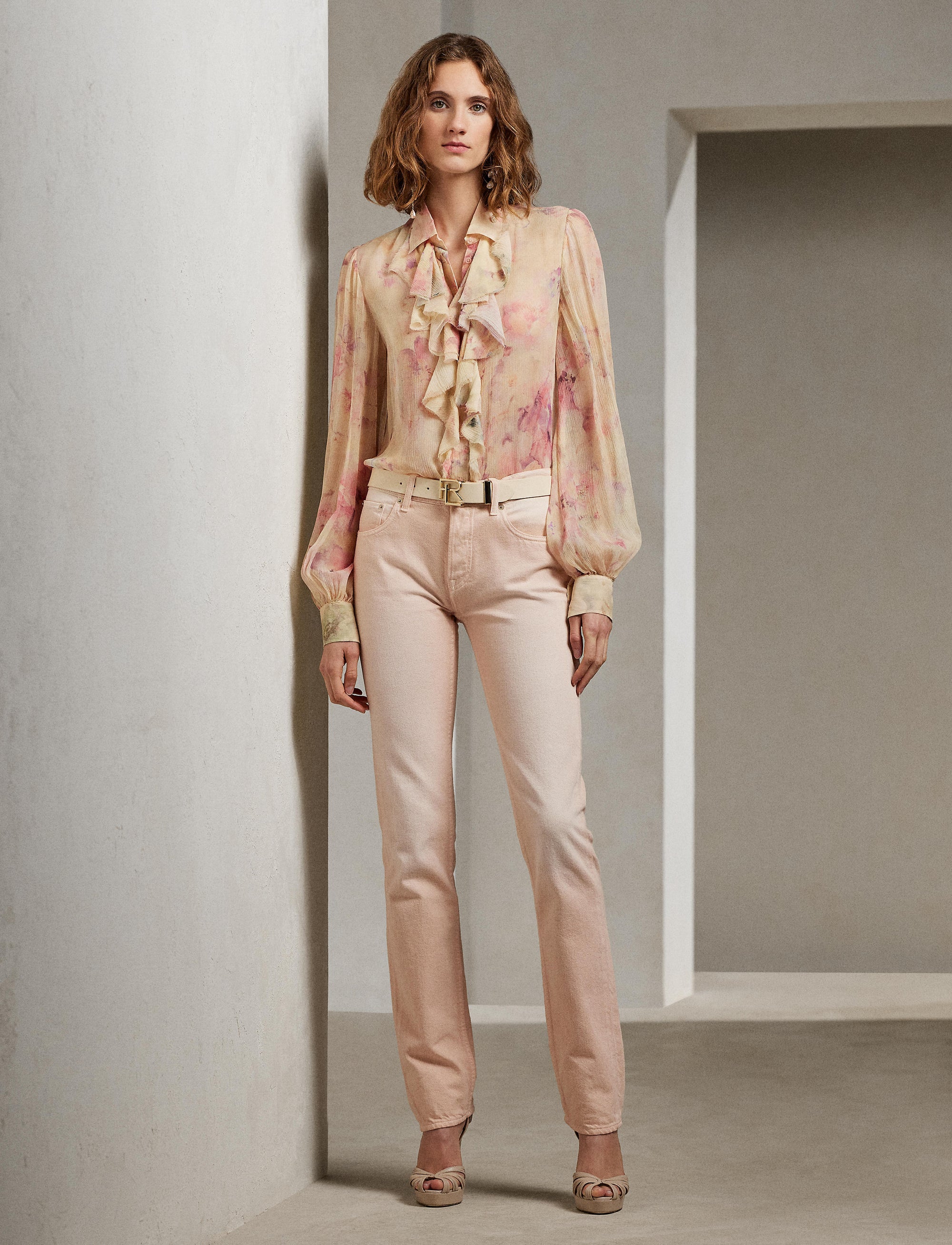 Jean 7/8 droit 750 - Blush