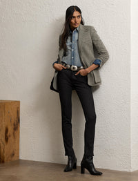750 Straight 7/8 Jeans - Onyx Black