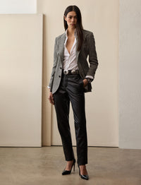 Pantalon Karly en cuir - Black