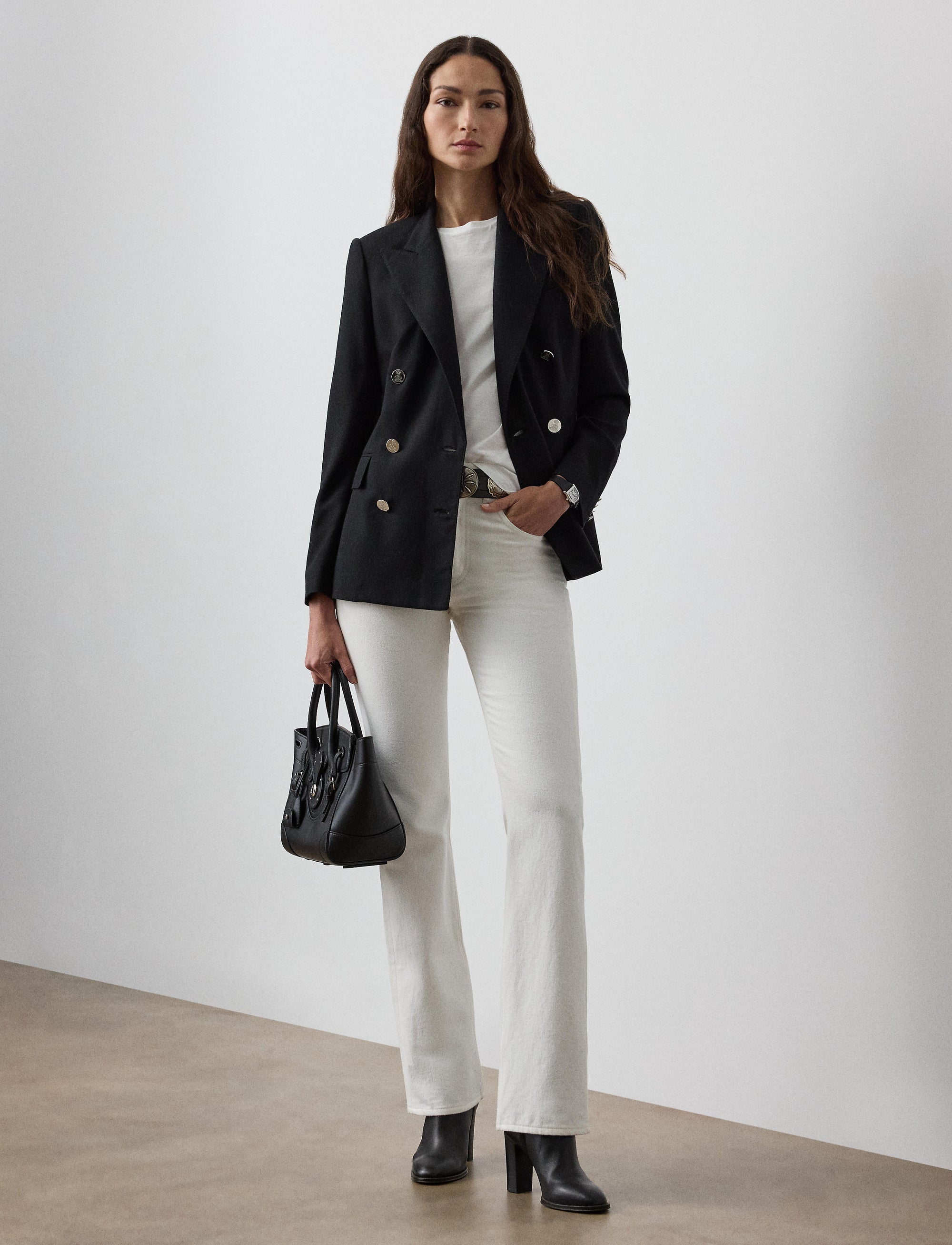 Kaida casual bootcut jeans - Chic White