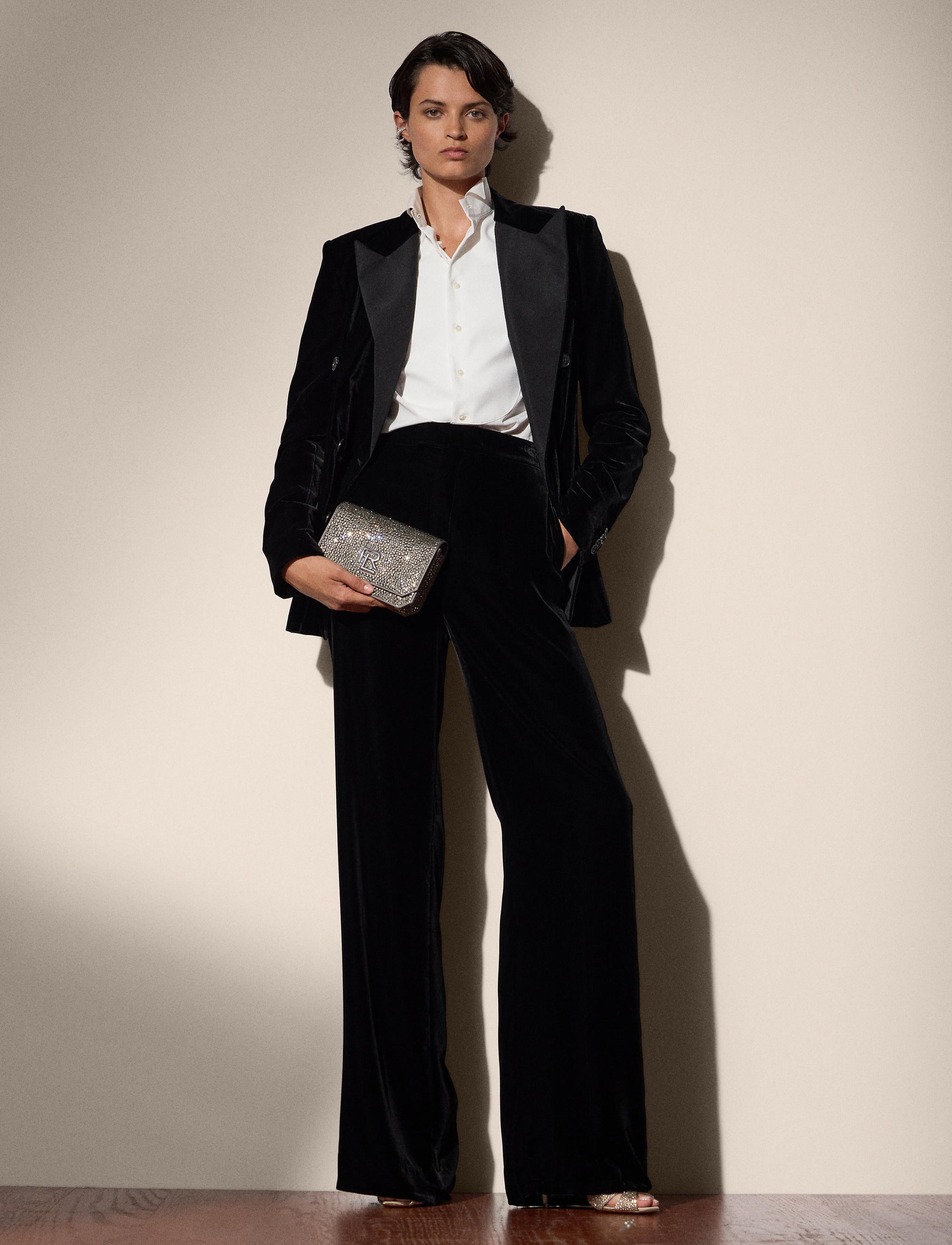 Pantalon Dean en velours - Black