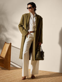 Manteau Adalaide en laine - Moss