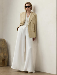 Pantalon Greeley en lin - White