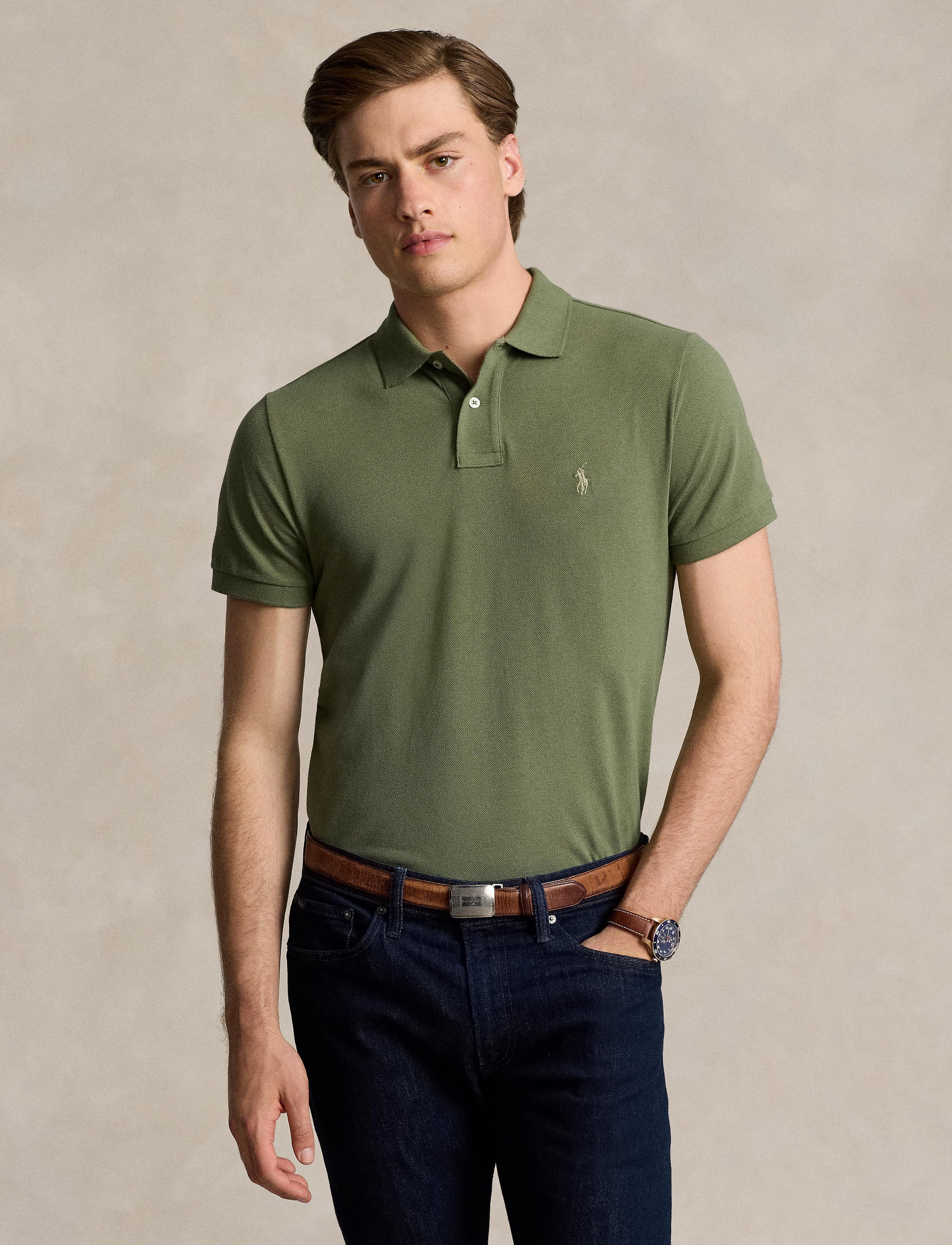 Polo coton piqué Slim Fit - Garden Trail