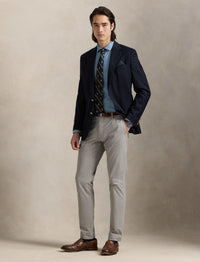 Greenwich Slim Fit chino trousers - Grey Fog