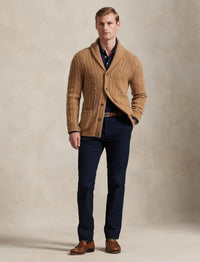 Pantalon en sergé slim - Aviator Navy