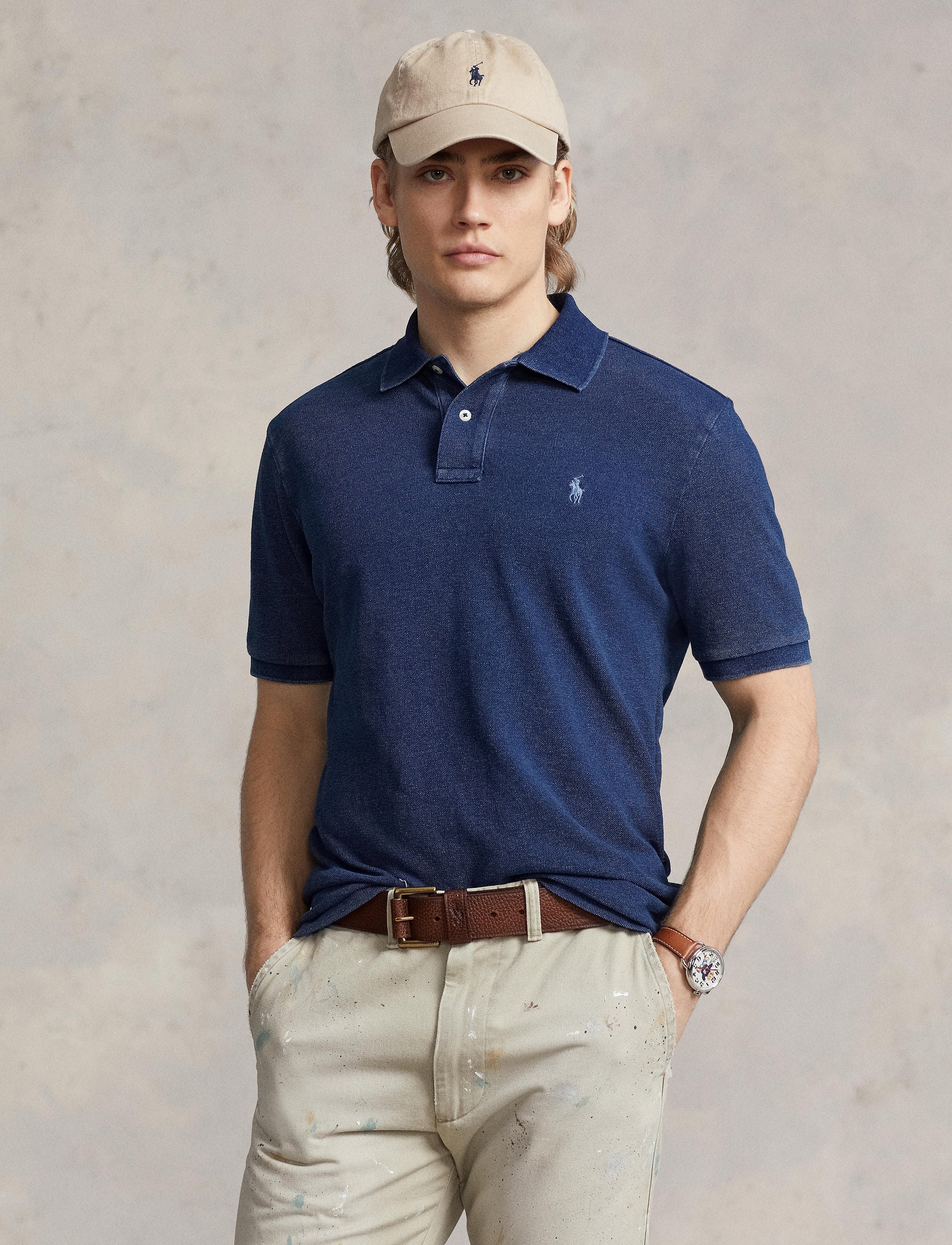 Polo iconique en coton piqué - Dark Indigo