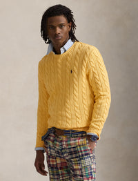 Pull en coton torsadé - Fall Yellow