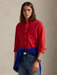 Chemise Oxford Slim Fit teinte en pièce - New Brick