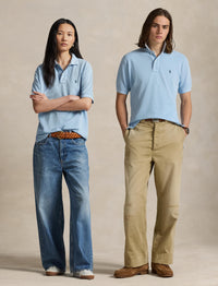 Polo coupe originale en coton piqué - Southport Blue