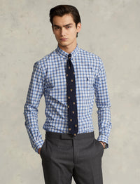 Chemise Slim Fit en popeline stretch - Blue & Multicolore
