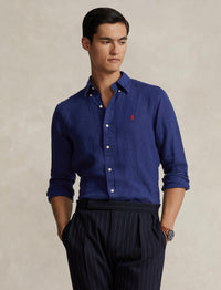 Chemise ajustée en lin - Holiday Navy