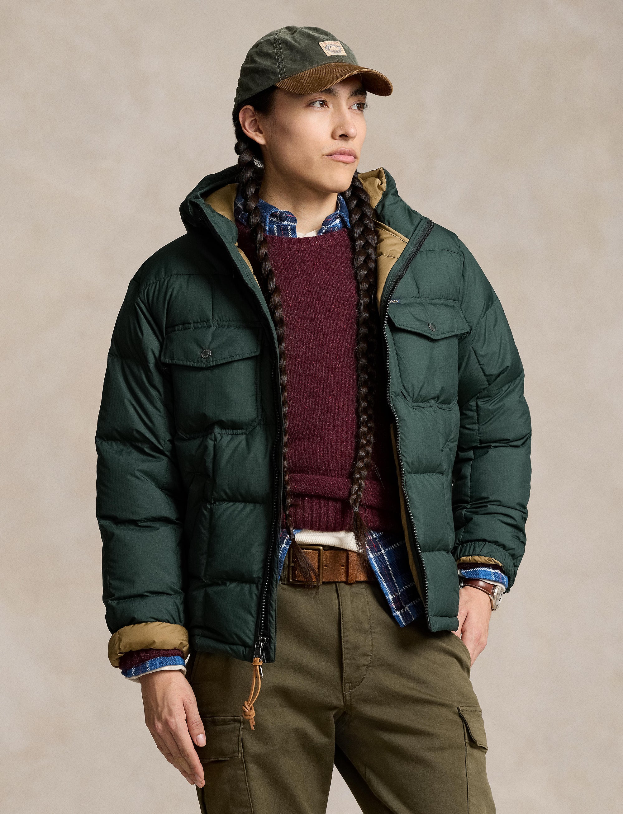 13pcs / NEW // BASIC FOREST BOMBER INSULATED UTILITYELCAP