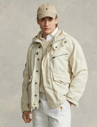 Veste à capuche à chevrons - Full Cream