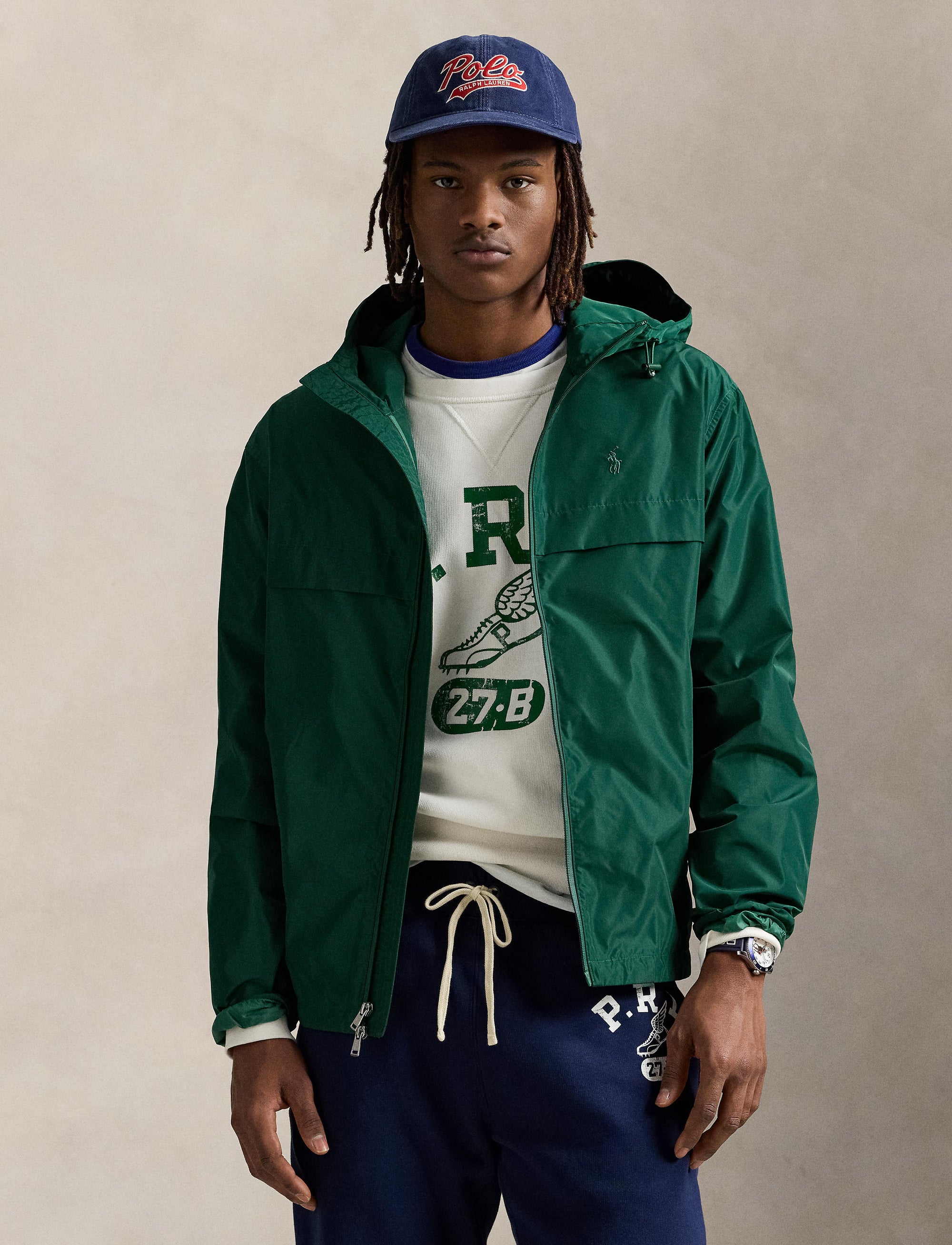 Full-zip hooded jacket - New Forest