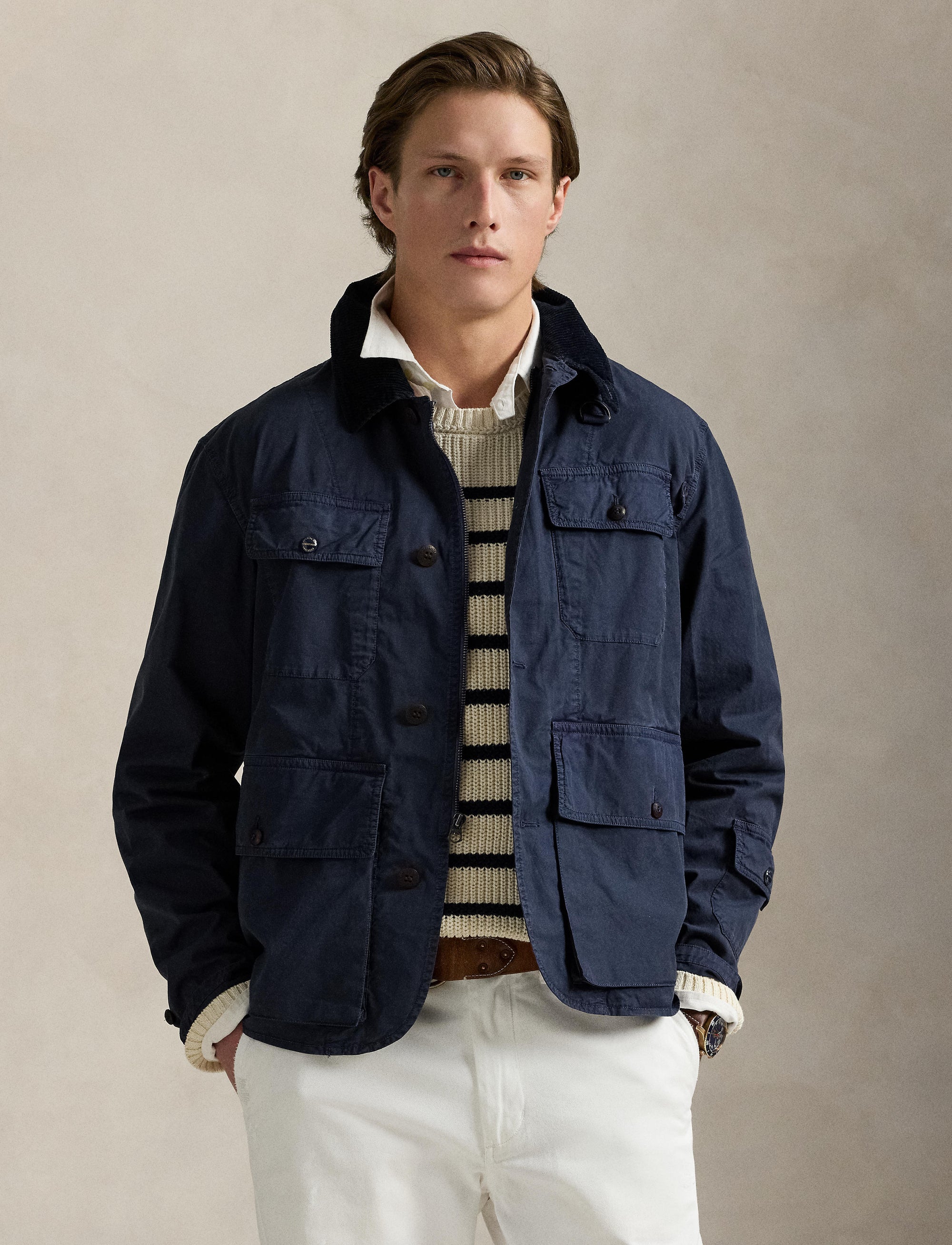 Veste de pêche en sergé - Newport Navy X