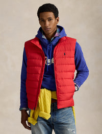 Colden packable down waistcoat - Red