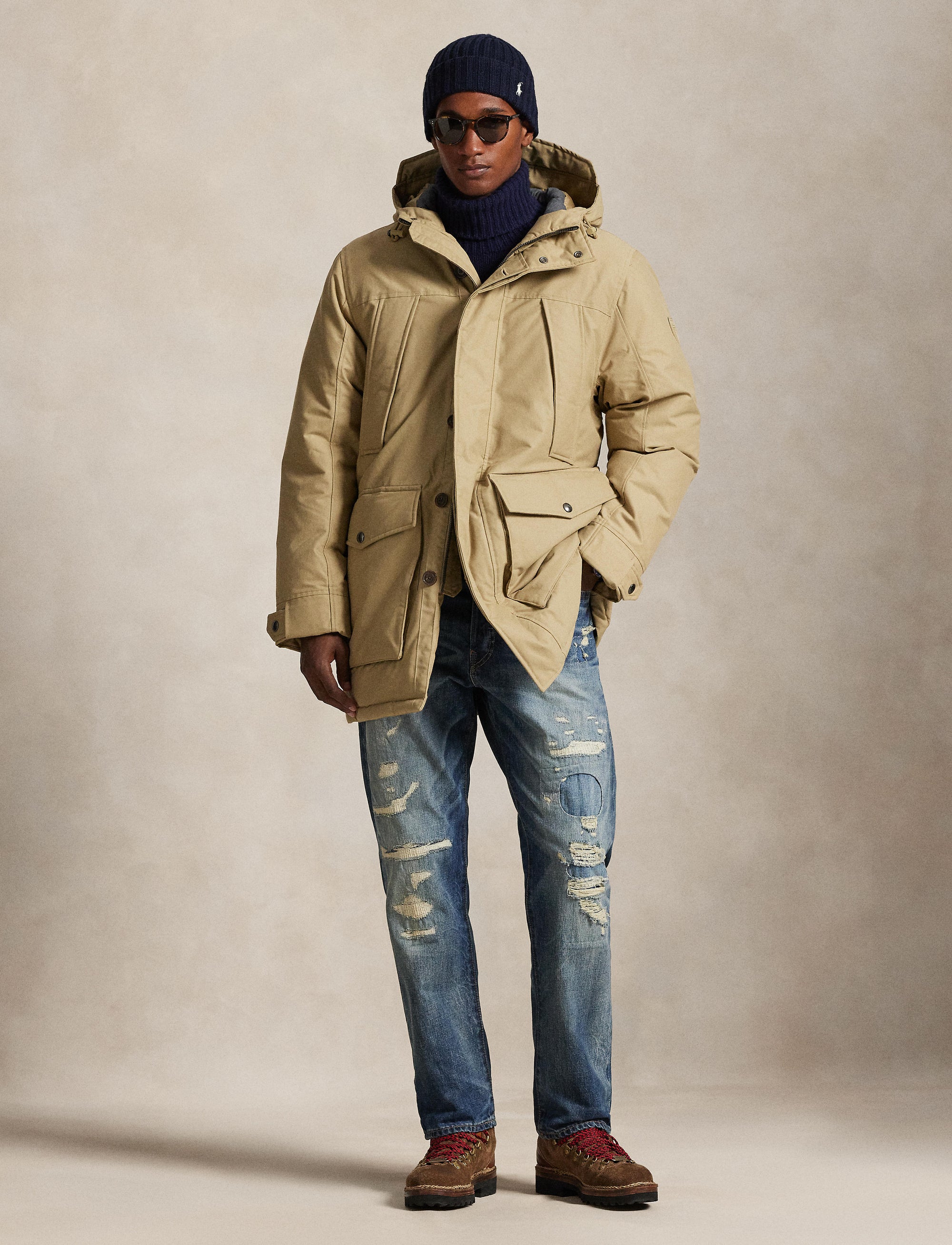 Parka Lennox en duvet - Khaki