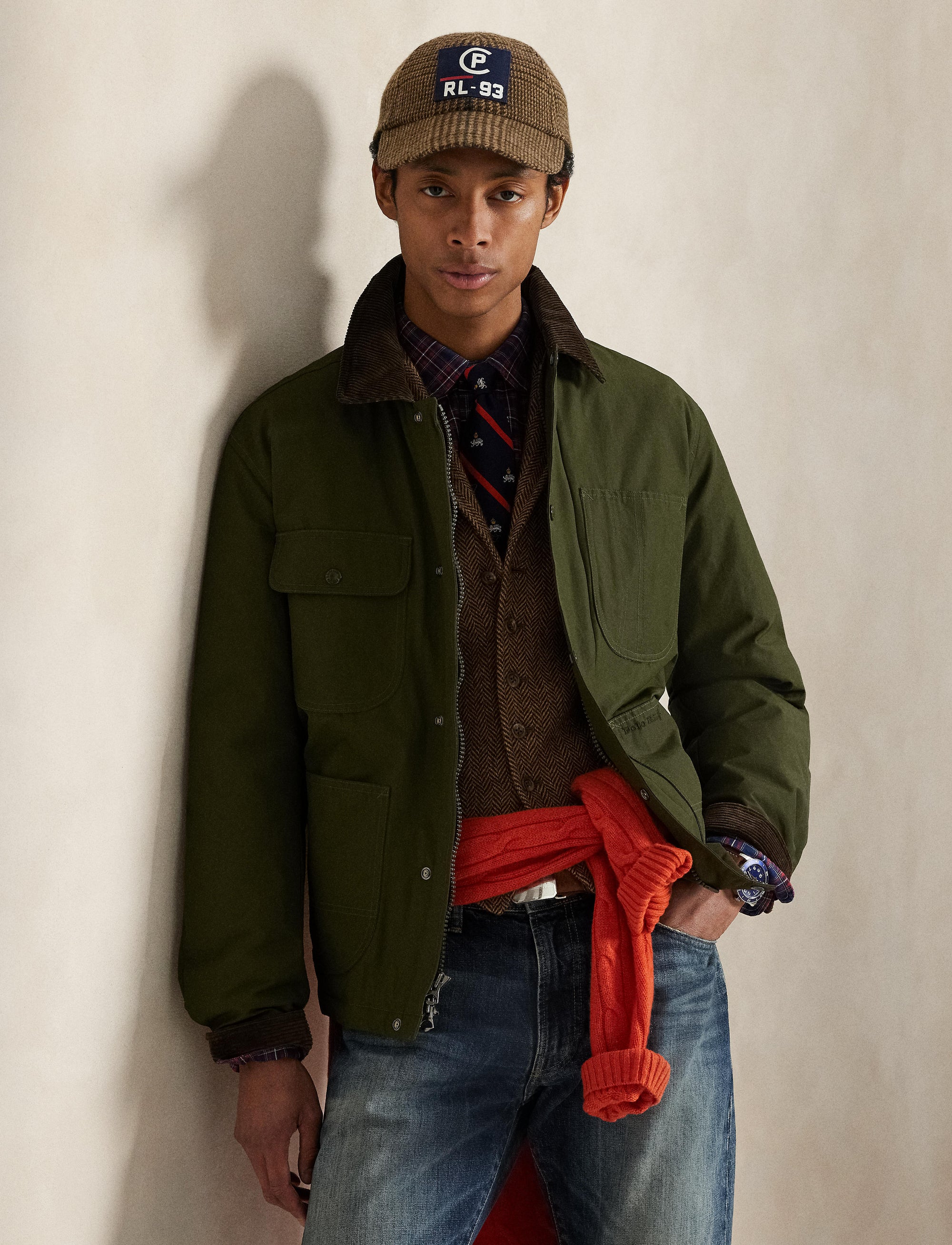 Elsdon utility jacket - Dark Loden