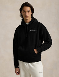 Sweat capuche Relaxed Fit logo en molleton - Polo Black